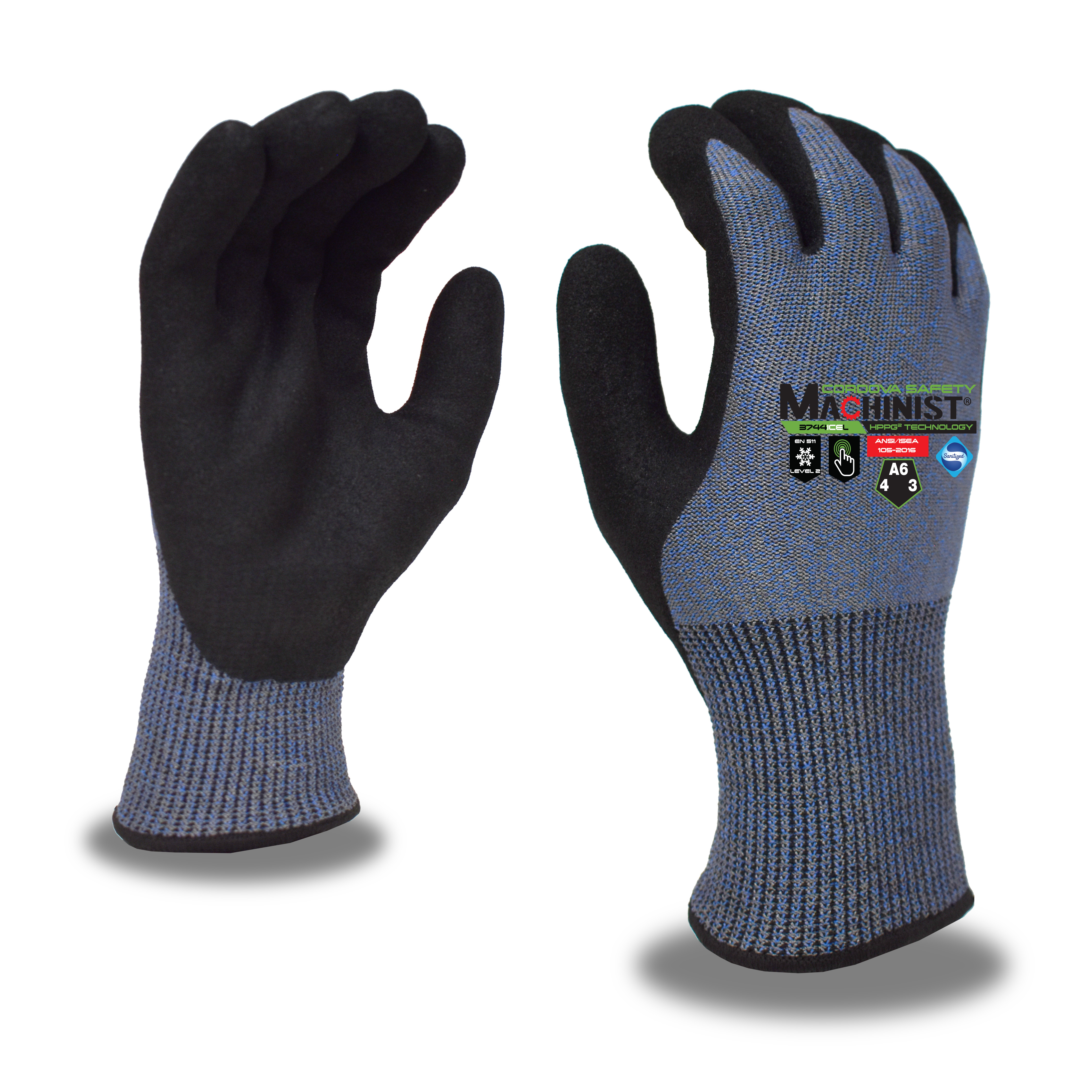 MACHINIST ICE INSULATED SANDY NITRILE - Insulated Gloves